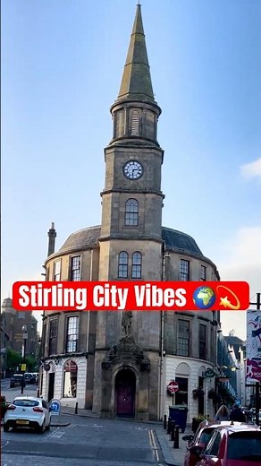 Exploring Stirling Scotland 🚗🏰 | City Center & Train Station Tour