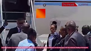 Botswana President Duma Gideon Boko has arrived in Harare ahead of the SADC Extraordinary Summit to be held later today at the New Parliament Building in Mt Hampden. : Wallace Ruzvidzo | The Herald-Zimbabwe | Facebook
