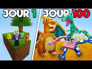 J'ai SURVÉCU 100 JOURS dans COBBLEMON en SKYBLOCK !