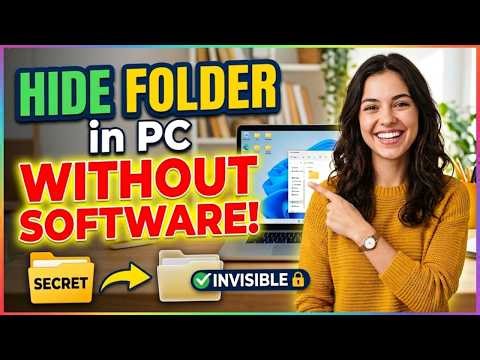 Hide Folder in Windows 11 2026 😮 | Hide Folder Without Password | Hide/Unhide Folder in PC 2026