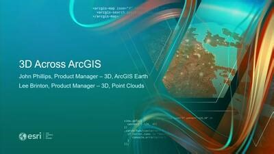 3D across ArcGIS: A Developer's View