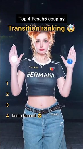 Ranking Top 4 Smoothest Fesch6 Cosplay Edits ✨ #shorts #ranking