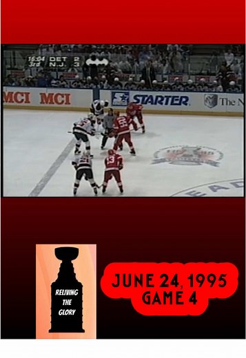 June 24, 1995: Detroit Red Wings vs. New Jersey Devils: 3rd Period (Part 2) #stanleycup #stanleycupfinals #njd #det #nhl
