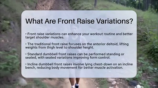 What Are Front Raise Variations? - Everyday Fitness Hacks