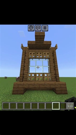Minecraft window upgrade #minecraft #building #upgrade #windows #minecraftshorts #minecraftbuilding
