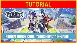 How to redeem code 'GENSHINEPIC' in Genshin Impact | TUTORIAL