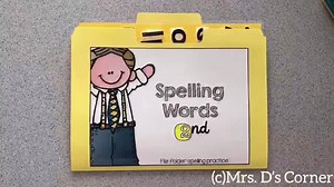 Add this to your bucket of spelling tricks... fun, interactive, and the best part?! Independent! Over 1,200 words included in the set, along with a scope and sequence, editable cards, and more! >> bit.ly/MDCfilefolderspelling | Mrs. D's Corner