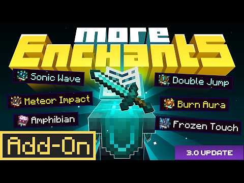Minecraft Bedrock's BEST Enchantment Addon Just Got Even Bigger!