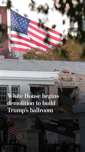 96K views · 2.1K reactions | On Monday, demolition crews began tearing down part of the White House for the $250 million addition. President Trump has long touted his plans for a 90,000-square-foot structure that would nearly double the footprint of the main building and its East and West wings. https://wapo.st/3KXIBs1 | Washington Post | Facebook