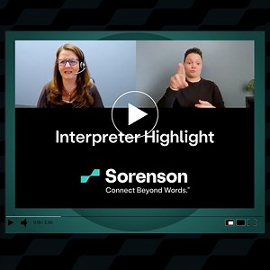 11K views · 101 reactions | Join Chelsea behind the scenes at Sorenson and see why they’re passionate about their role as a VRI lead interpreter. #Sorensoninterpreter #interpreter #SorensonStrong | Sorenson | Facebook