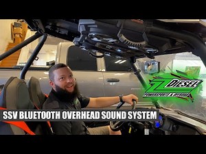 SSV Bluetooth Overhead Sound System, Polaris RZR UTV / SxS