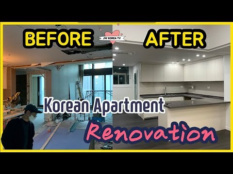 Aesthetic House Renovation | Korean apartment Before & After Tour | apartment makeover