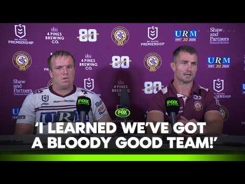 "A mighty effort!" 💪 Foran praises Walsh's star turn despite Panthers loss | Manly Press Conference