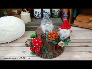 Preview Crochet Log With Gnomes - Next Pattern Release
