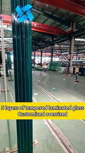 👏👏👏Customer Cases：5 layers of clear tempered laminated glass ❤️Joy Shing Glass factory direct sales, wholesale purchase price is more favorable. ❤️We can process glass as required, including size, shape, edge, corner, hole, groove, etc. ❤️If you are looking for high-quality toughened glass, please contact us for quotation and sample. 🌐More toughened glass catalog: https://www.joyshingglass.com/supplier-4109585-safety... #toughenedglass #buildingglass #showerglass #glasspartitions #glassraili