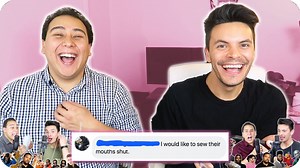 40K views · 635 reactions | Reacting to Hate Comments from Our...