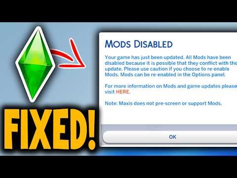 How To Fix Sims 4 Mods Not Working After Update - Full Guide