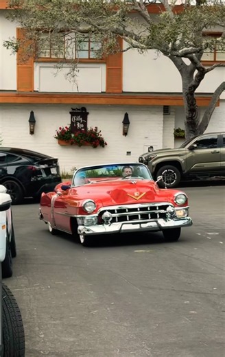 Driving a Candy Red Cadillac through the City 🚘💥