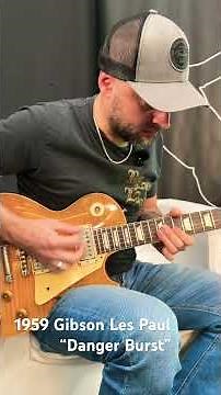 Playing one of the most iconic guitars ever made. The 1959 #gibson #lespaul “Danger Burst” #guitar