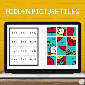 Need to brighten up your distance learning? Try these fun hidden pictures for multiplication and division facts 1-12. Easy to play and assign to your class! Students will simply click and drag the correct answer to match the fact. When finished, they will create a picture. These are self-grading, and keep students engaged and learning. | Teresa Kwant