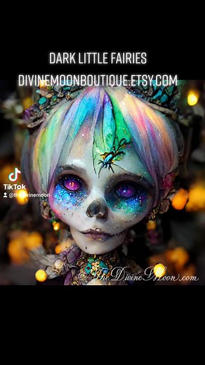 Dark Fairies Collection available on DivineMoonBoutique.etsy.com Copyright ©️ The Divine Moon | The Divine Moon