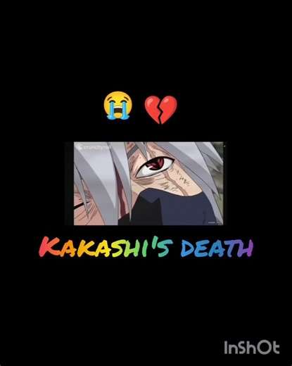 Kakashi Sensei's death 😭💔
