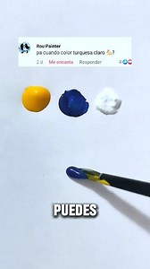 Así puedes hacer el color turquesa claro!! 🎨🖌️ #fyp #parati #hombres #mujeres #consejos #tips #consejo #viral #reflexiones #frases #consejos #frasedeldia | Ratita Pintora