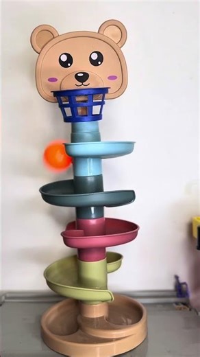 Ball Drop Toy Tower | Satisfying Rolling Balls 🧸