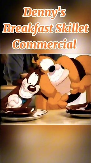 Denny's Breakfast Skillet Commercial (1997) | Furry Commercials Spotlight