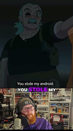 Fight Back! Animated vs. Beard: Epic Confrontation Unleashed! #shorts