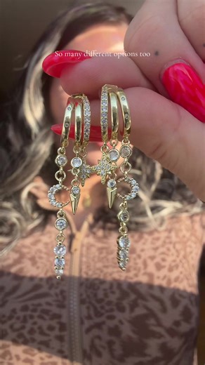 Stunning Dangling Hoop Earrings for Elegant Stacks