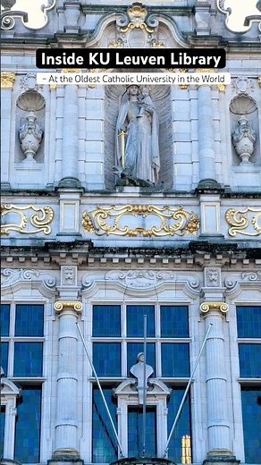 Top University in Belgium full of beautiful details #travel #bucketlist #belgium #leuven #university