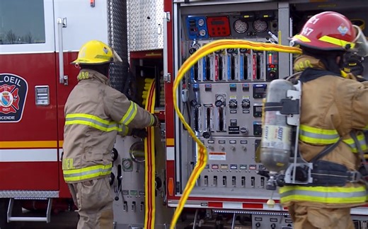 【美国消防】新款KrakenExo消防水带现场使用展示