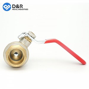 [Hot Item] D&R DN15 - DN25 1/2-1 Inch Full Bore Port Self Closing Brass Male and Male Thread for Water Use