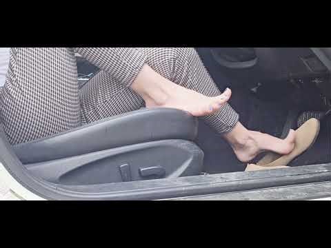 Shoeplay in the car #footage
