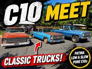 Showing Up Deep: 3 Classic Chevy Trucks at a C10 Meet!