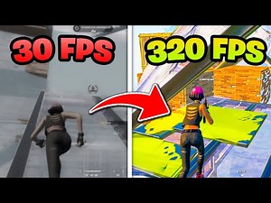 FROM 30 FPS TO 300 FPS... FORTNITE FPS BOOST GUIDE!