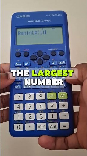 How to Generate a random number between two values on your calculator #maths #calculatortricks