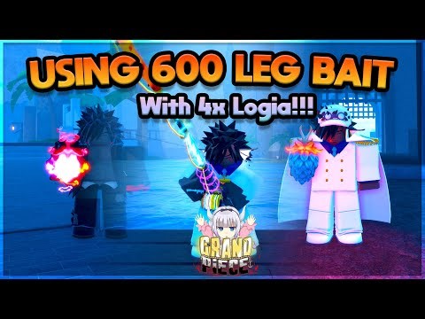 [GPO] I USED 600 LEGENDARY BAIT WITH DEVIL FRUIT ROD DURING 4X LOGIA | Grand Piece Online