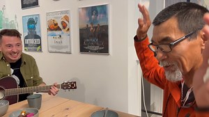 James Ungalaq of Northern Haze and Andrew Morrison of The Jerry Cans / Pai Gaalaqautikkut jamming in Nuuk for the Nuuk International Film Festival. They met fellow filmmakers and musicians, including another legend of Inuit and Indigenous music - Malik Høegh of the band Sume - perhaps the world's first Inuit rock band. Watch full video on our YouTube: https://www.youtube.com/watch?v=uP2Hj79kEU4 Qujannamiik to Nunavut Film Development Corporation and Government of Nunavut for financially supporti