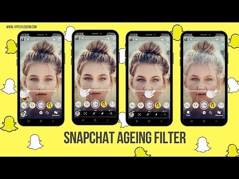 How to get ageing filter on Snapchat