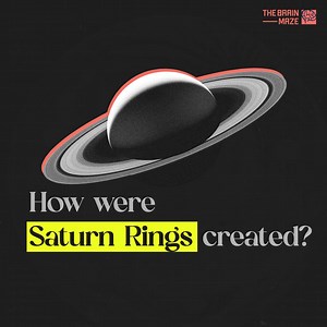 83K views · 4.3K reactions | Saturn’s rings were created when two icy moons crashed together unleashing a frozen debris field which encircled the planet, a new study suggests. | The Brain Maze | Facebook
