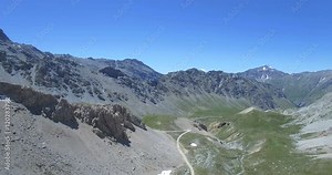 4K Aerial, Parco Naturale Del Gran Bosco Di Salbertrand, Italy - ungraded version