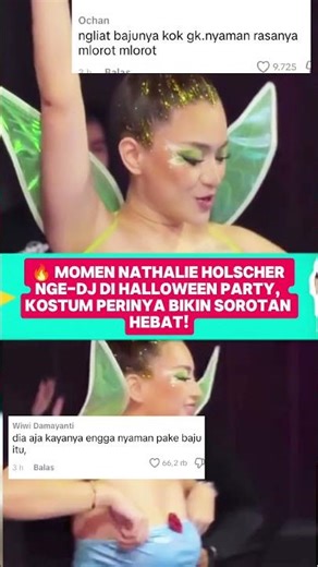 Penampilan Nathalie Holscher Saat Jadi DJ Halloween Bikin Netizen Gak Kedip! #shortsviral