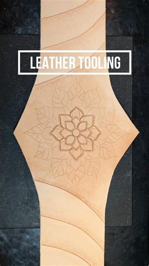 Leather tooling timelapse 🔨