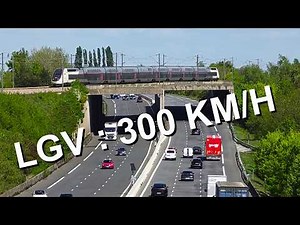 [4K 60fps] TGV à 300 km/h : Immersion totale sur la LGV Atlantique