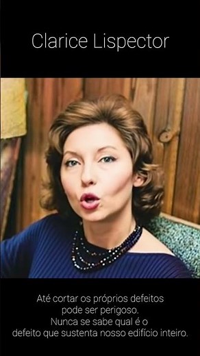 Clarice Lispector frases curtas e impactantes