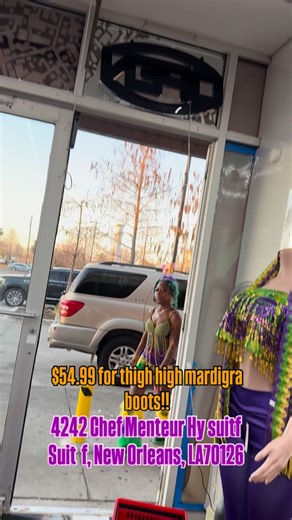 Hair galleria New Orleans on Instagram: "hairgalleria_nola Hairgalleria only DON’T WALK RUN UI! 24.99 for short mardi gra boots. 54.99 for thigh high mardi gra boots!! 4242 Chef Menteur Hwy suitf Suit f, New Orleans, LA70126 Shop the best deals in the city - only at HAIR GALLERIA Nola #HAIR GALLERIA vende #nola #hair #beautysupply #deals sal louisiana neworleans hairstylist nolastylist"