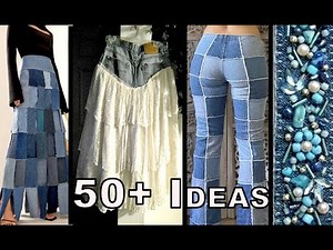 50+ EPIC IDEAS TO UPCYCLE YOUR OLD JEANS