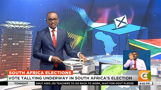 14K views · 353 reactions | South Africa Elections: Vote tallying underway in South Africa’s election Results from around 27 % voting districts counted ANC is still leading followed by Democratic Alliance This is the most closely contested polls in 30 years #CitizenTonight Sam Gituku | Citizen TV Kenya | Facebook